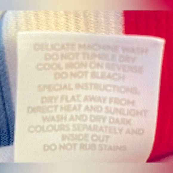 Boden Sarah Ponte Knit Ottoman Top with Multicolor Stripes. Size US 10 - Picture 12 of 12